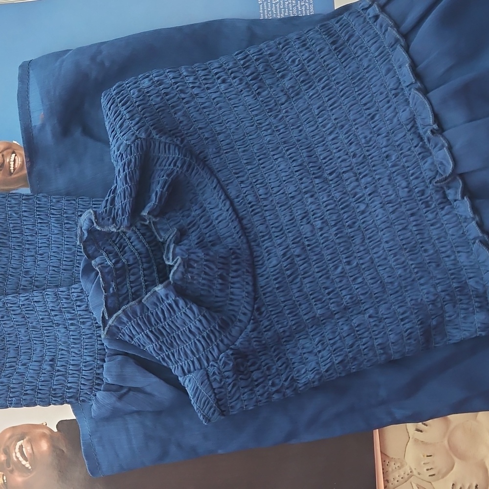 LAUNDRY Ruffled and Ruched Blouse - Picture 3 of 7